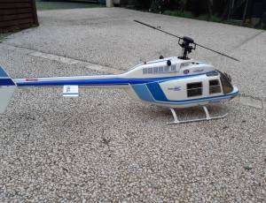 Hélicoptère JET RANGER avec pales fibre