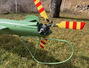 Hélicoptère RC Alouette III (3) échelle 1/4 2.50m , 7500 €