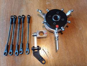 Tête rotor 5 pales pour hélico 600