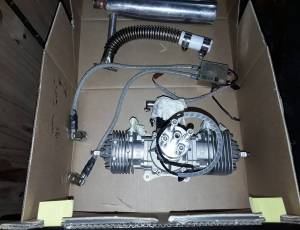 DLE 60 twin (bicylindrer) + allumage et canister