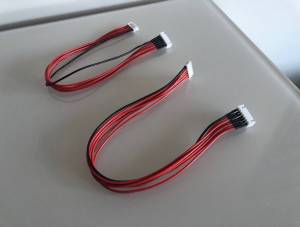 2 Rallonges 30cm câble LiPo 6S