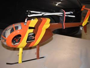 Hélicoptère électrique Hugues 500 magnum