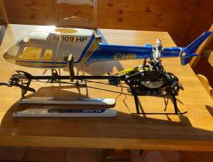 fuselage ecureuil + mecanique align t rex 500