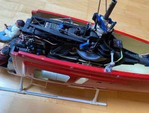 maquette helicoptere agusta thermique L1.45m, 450 €