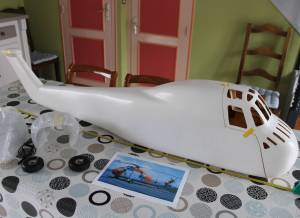 Fuselage  H-34, 800 €