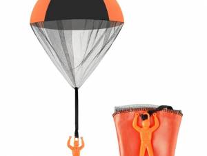 1 Mini Parachute ORANGE / Idéal modélisme