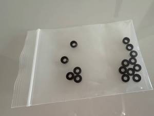 15 x Rondelle CNC M2.5 en aluminium NEUF