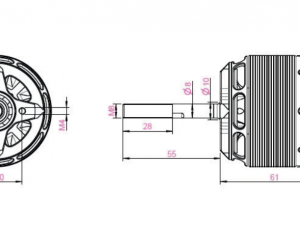 Moteur Kontronik PYRO 850-24 P avec ESC CASTLE 80A