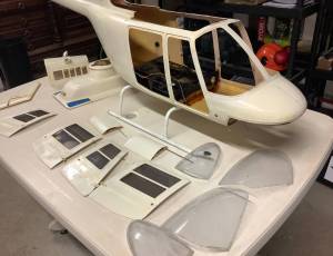 Fuselage helico jet ranger., 200 €