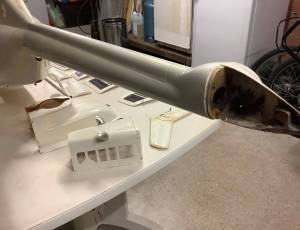 Fuselage helico jet ranger., 200 €