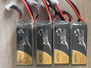 Lot lipo 6s 1800mAh 70C (ManiaX et Gens Ace)