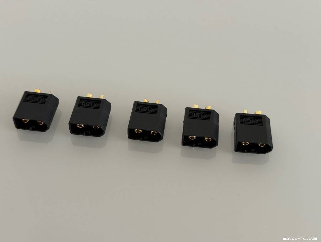 5 x Connecteur XT 60 MALE