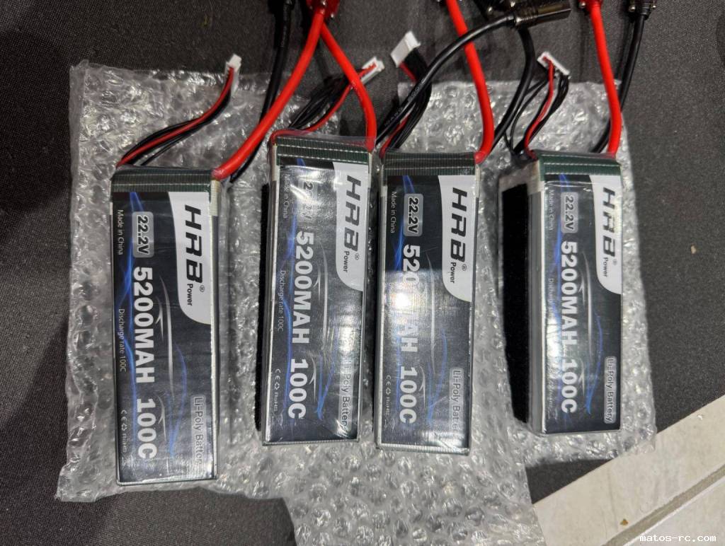 Lipos 6s hrb 5200 mah 100c, 50 €