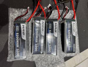 Lipos 6s hrb 5200 mah 100c, 50 €