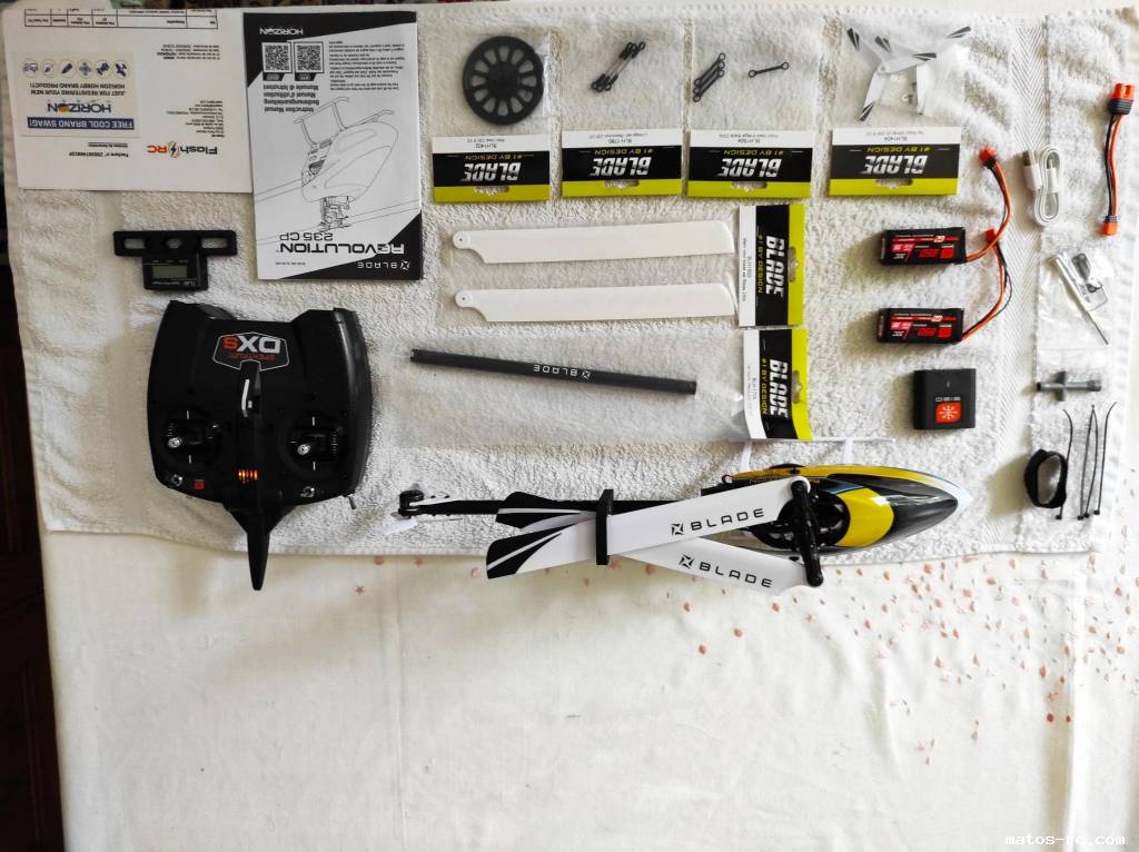 Hélicoptère Blade 235 CP RTF Neuf + Pièces