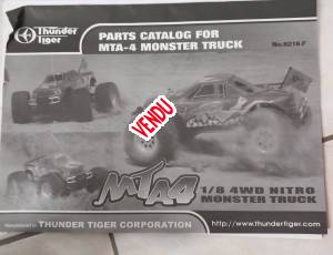 MTA4 1/8 4WD nitro Monster Truck