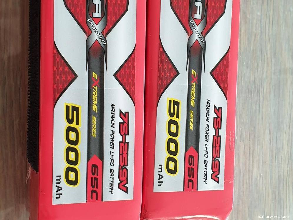 2 lipo maniax power 7s 5000 65c