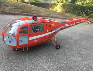 Fuselage Alouette 3 au 1/4, 2500 €