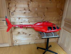 fuselage jet ranger 95cm entre axe, 350 €