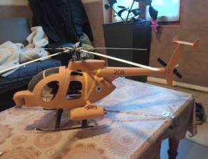 maquette helico hughes