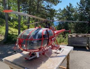 Hélicoptère RC Alouette III (3) échelle 1/4 2.50m , 11000 €