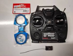 Graupner MZ-10 HoTT + Récepteur GR-12L + Accessoi