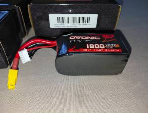 Lipos Ovonic 4S 1800mAh 120C Lipos Ovonic 4S 1800mAh 120C