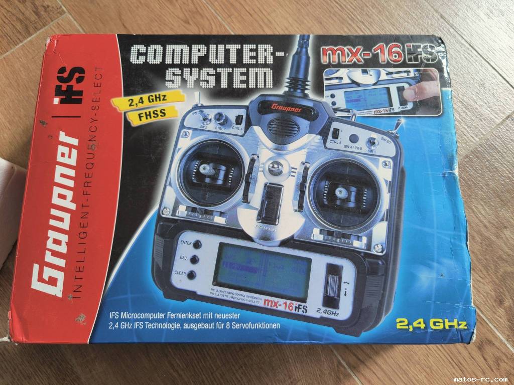 Radio 8 voies Graupner mx-16 2,4ghz