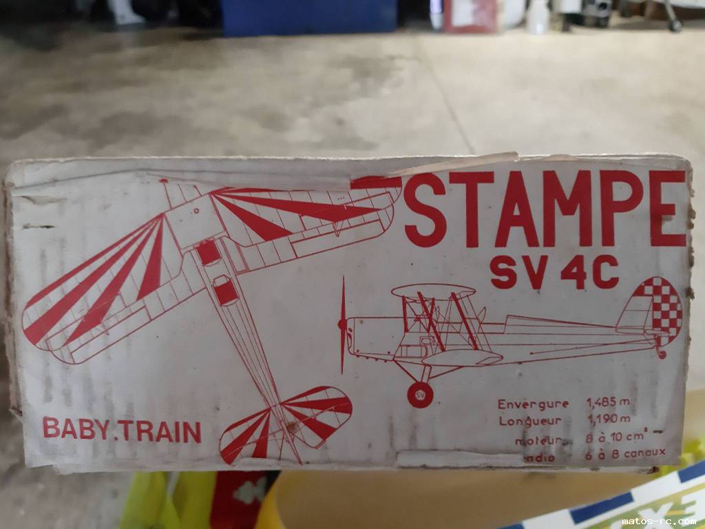 maquette avion bois - Stampe SV-4