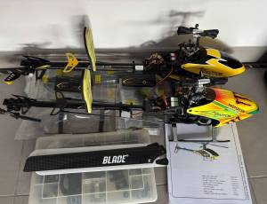 Lot MSH Protos 450 + pieces