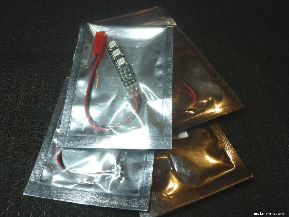 Lot de 4x barres de LED Matek RGB 5050 12V