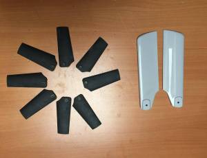 8 pales fenestron